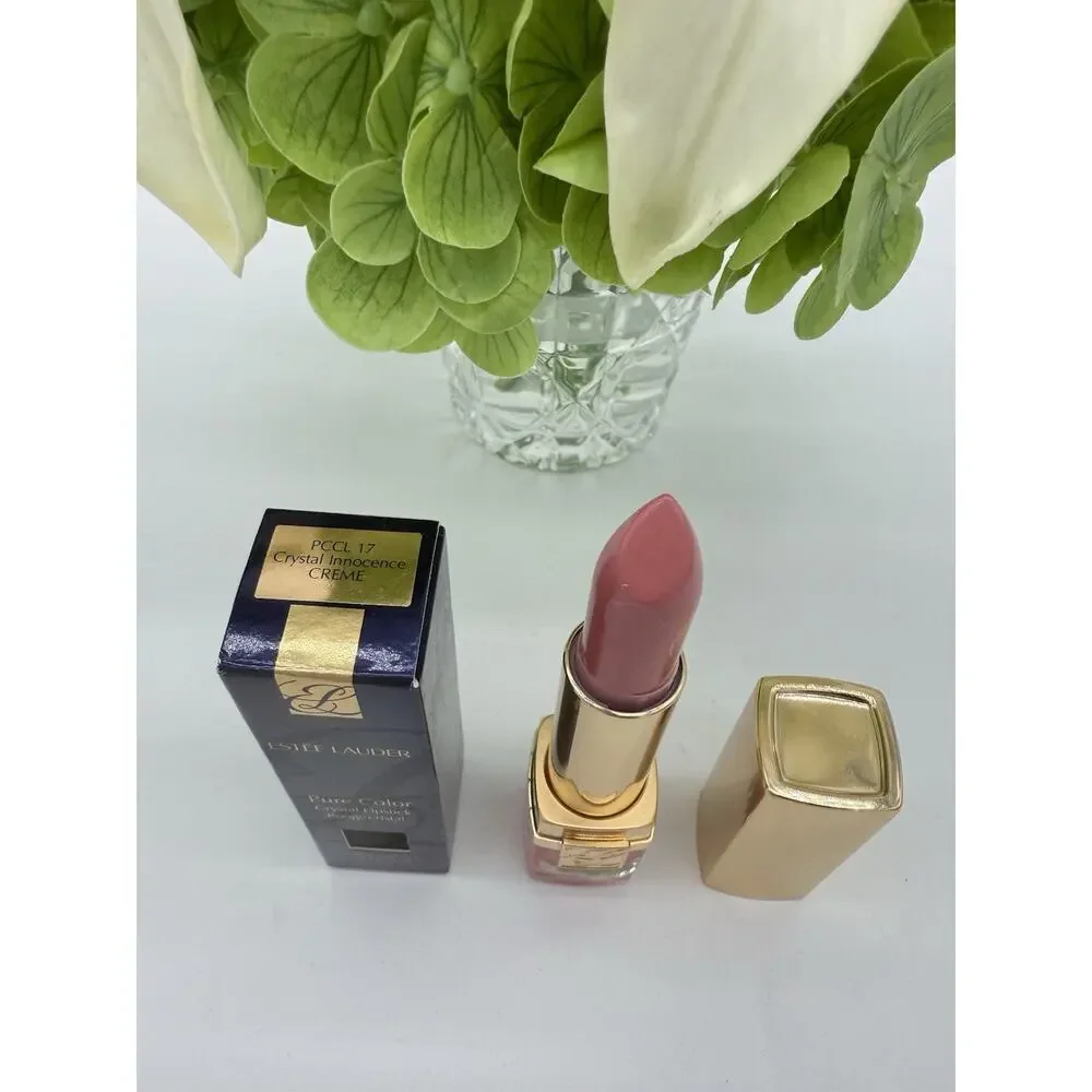 Estee Lauder Pure Color Crystal Lipstick PCCL 17 Crystal Innocence Creme
